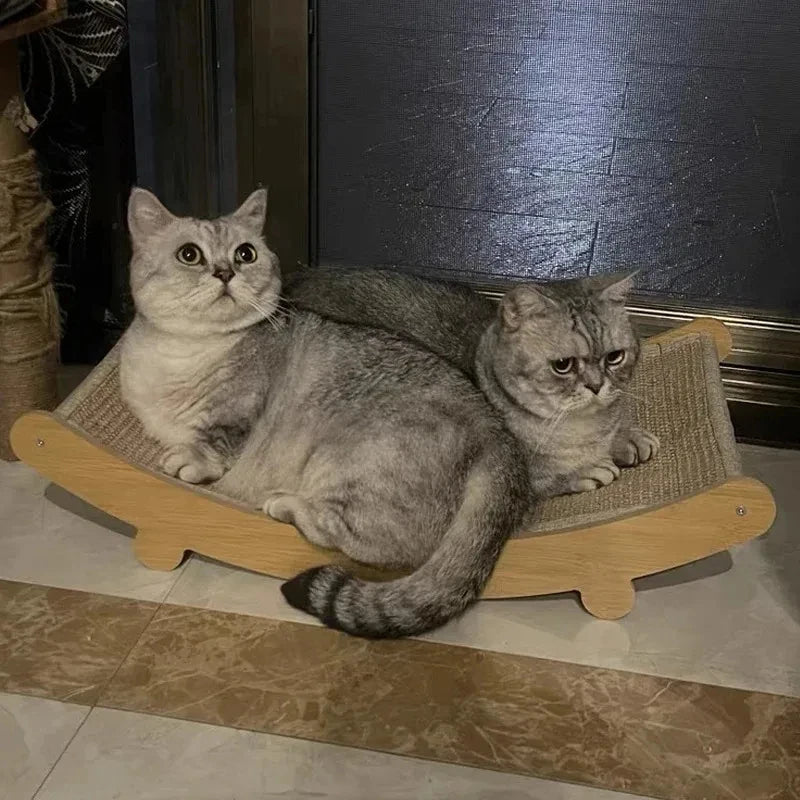 Cat Scratch Board Sisal Detachable Bed with Toy