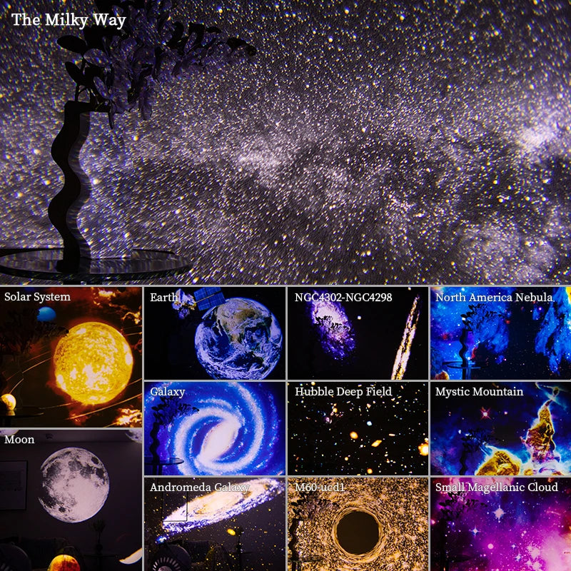Galaxy Projector Night Light Starry Sky Lamp