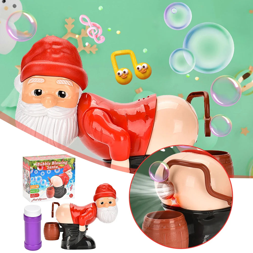 Christmas Santa Claus Bubble Machine with Music Xmas Toy