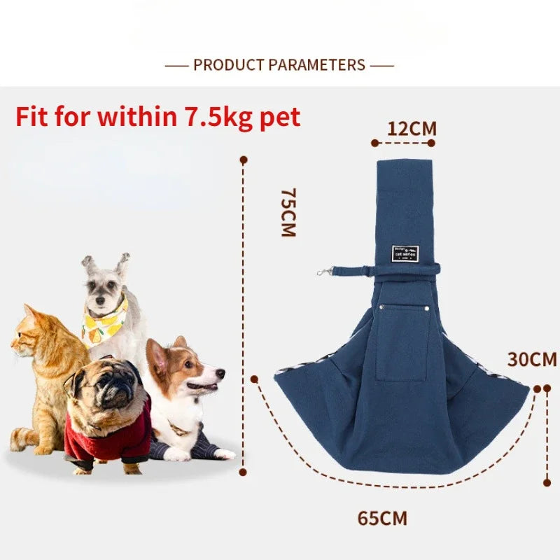 Small Pet Sling Shoulder Bag Carrier
