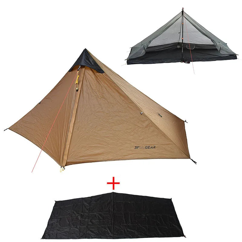 Outdoor Camping Tent with Pyramid Nylon Waterproof