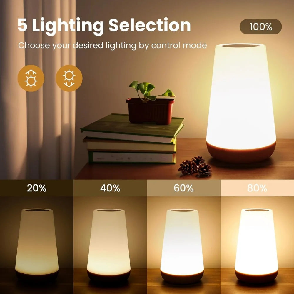 Touch Lamp USB Dimmable RGB Portable Night Light