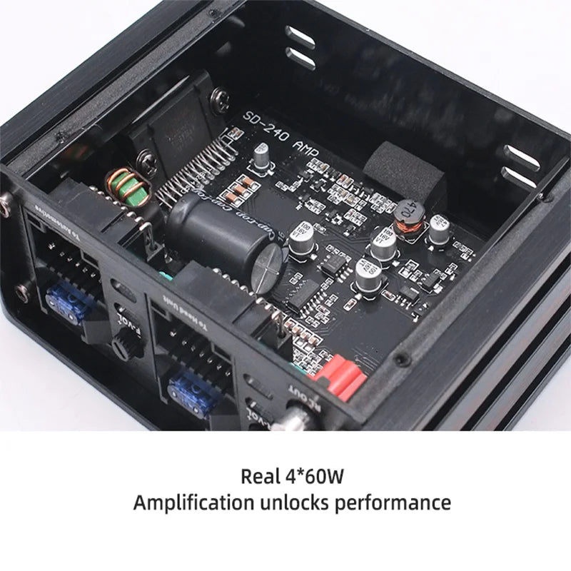 DSP 4x60W Class AB Car Amplifier for Android