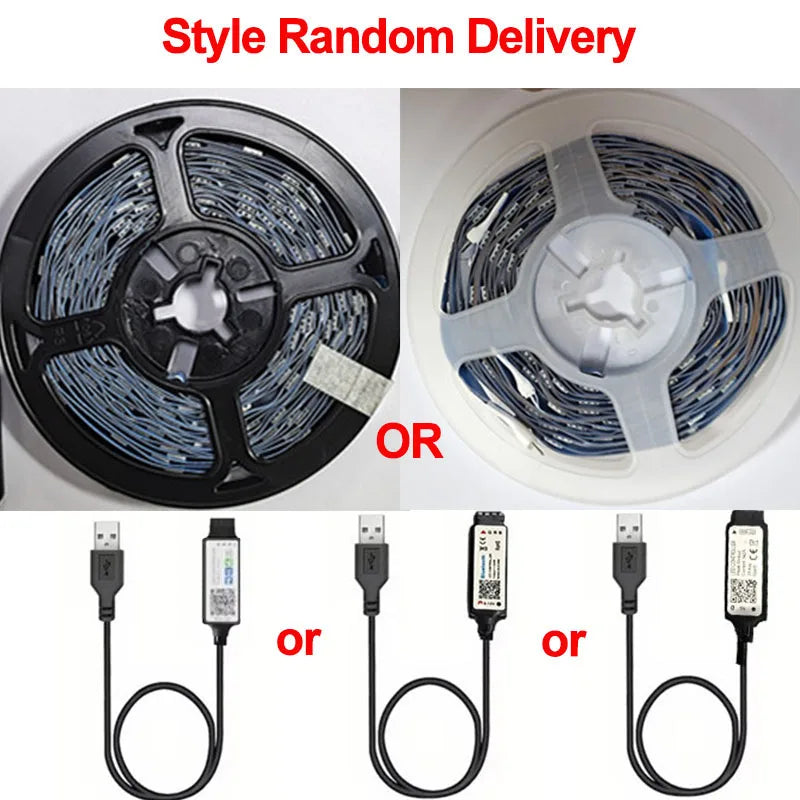 LED Strip Lights RGB Bluetooth Remote USB Flexible Ribbon