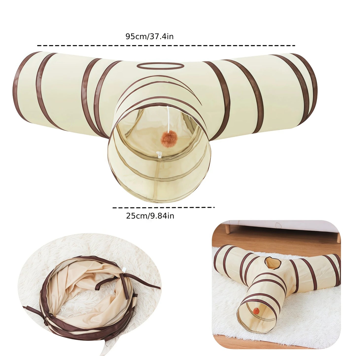 Cat Tunnel Interactive Toy