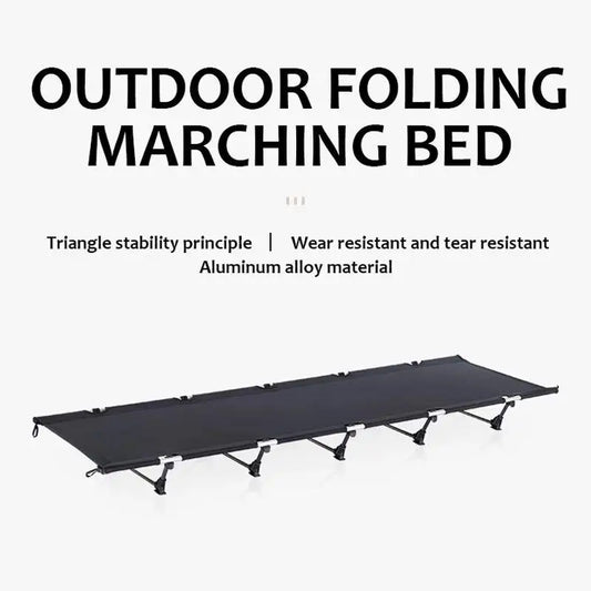 Camping Folding Bed (Black)