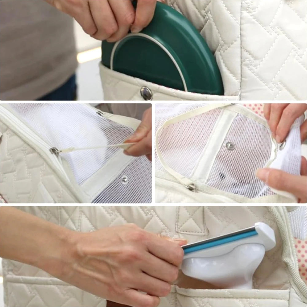 Cat Carrier Bag Portable Breathable Soft-Sided Travel
