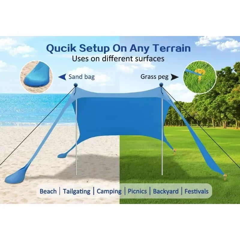 Beach Canopy Tent (BLUE)