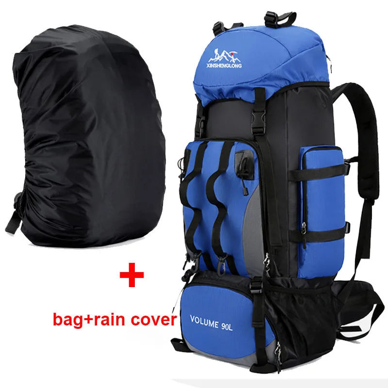 Outdoor Camping Backpack with 90L Waterproof