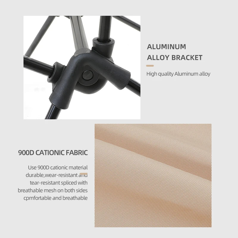 Camping Chair Foldable Lightweight Portable Oxford Material