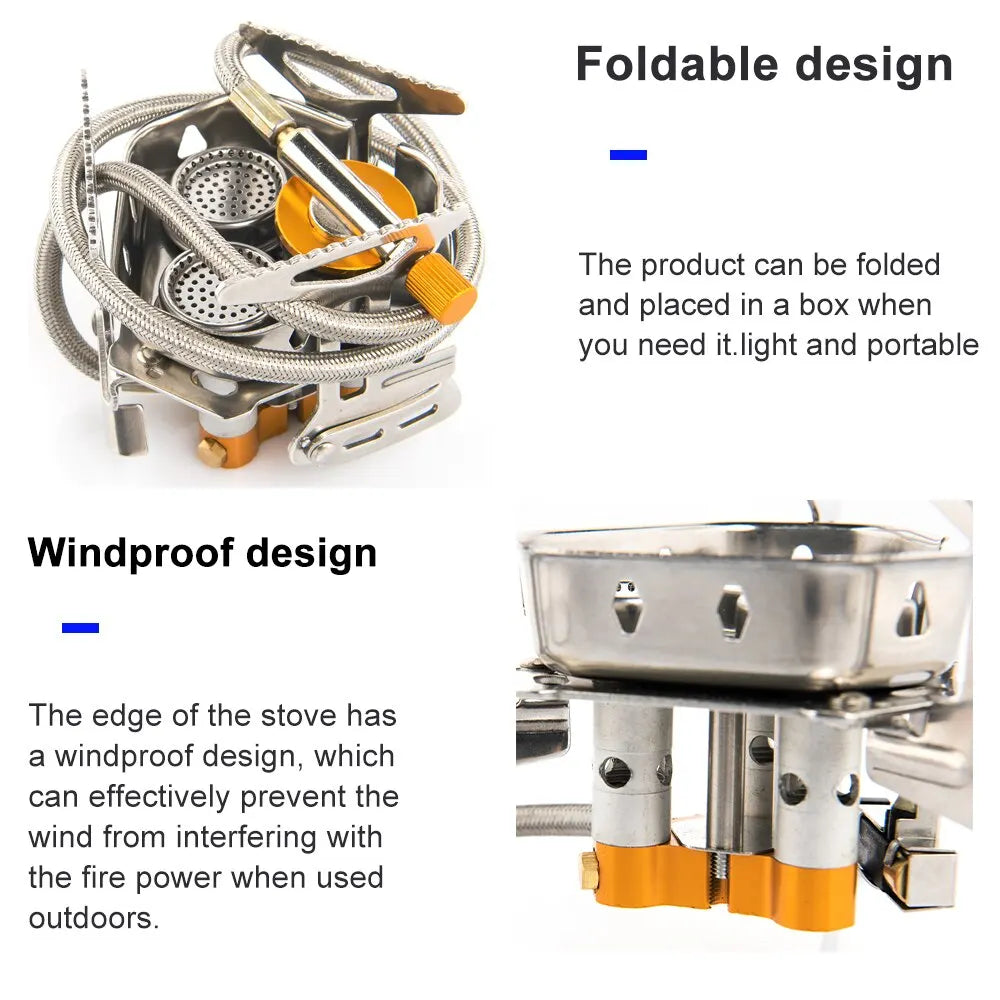 Camping Gas Stove Portable Outdoor Burner