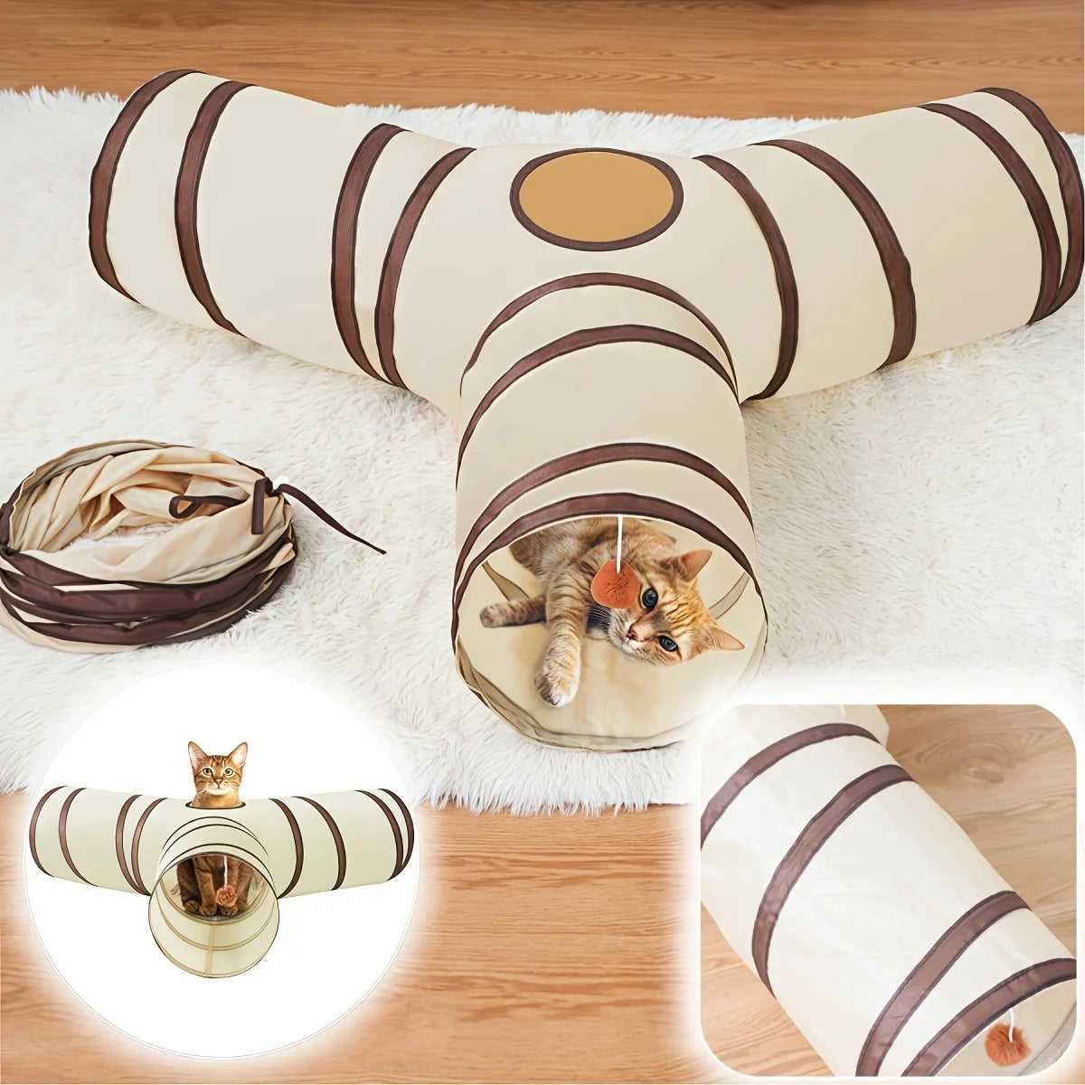Cat Tunnel Interactive Toy