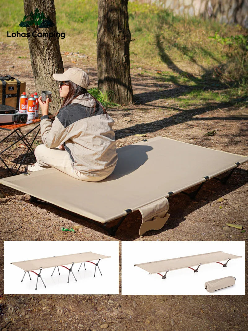 Camping Cot with Folding Ultralight Sleeping Bed