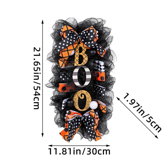 Halloween Wreath Pumpkin Door Hanging Decoration