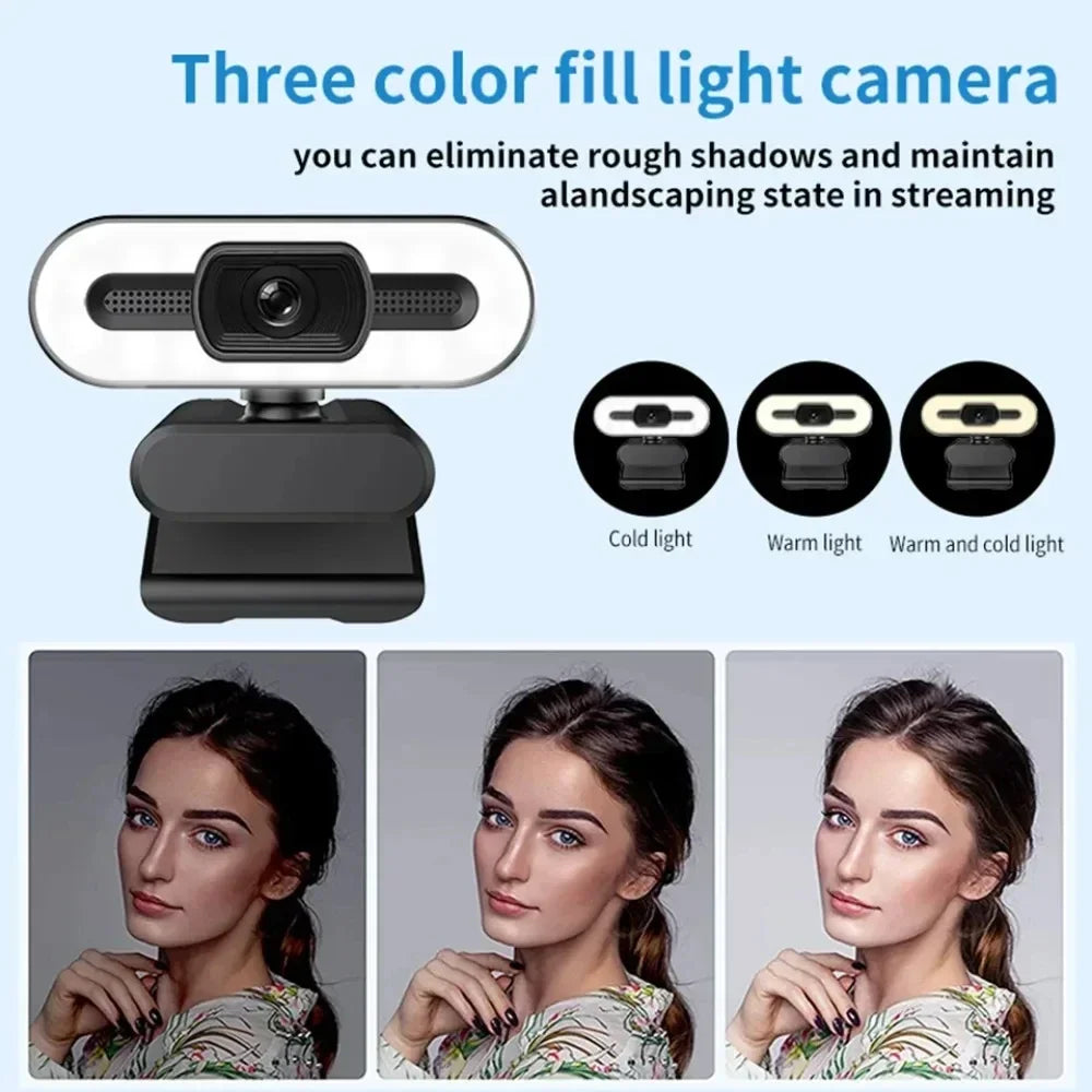 Webcam Full HD 4K Autofocus with Microphone