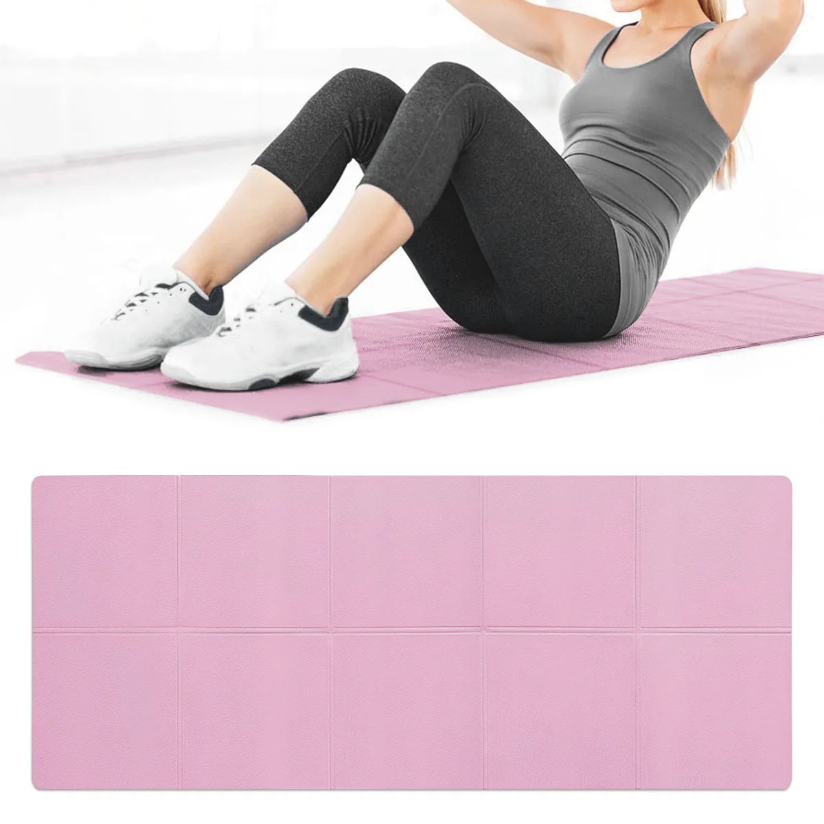 Yoga Mat Non-Slip EVA 4mm Thick Fitness