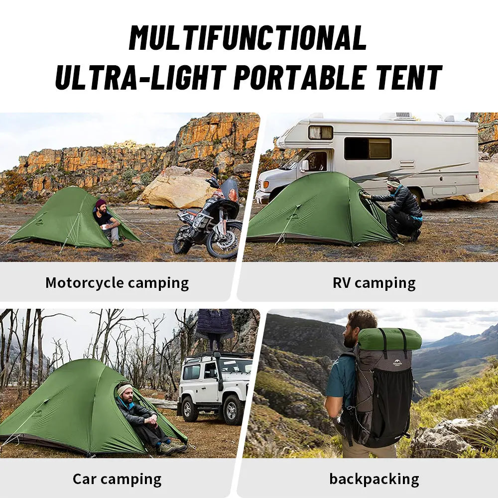 Outdoor Camping Tent with Ultralight Waterproof for 2 Person