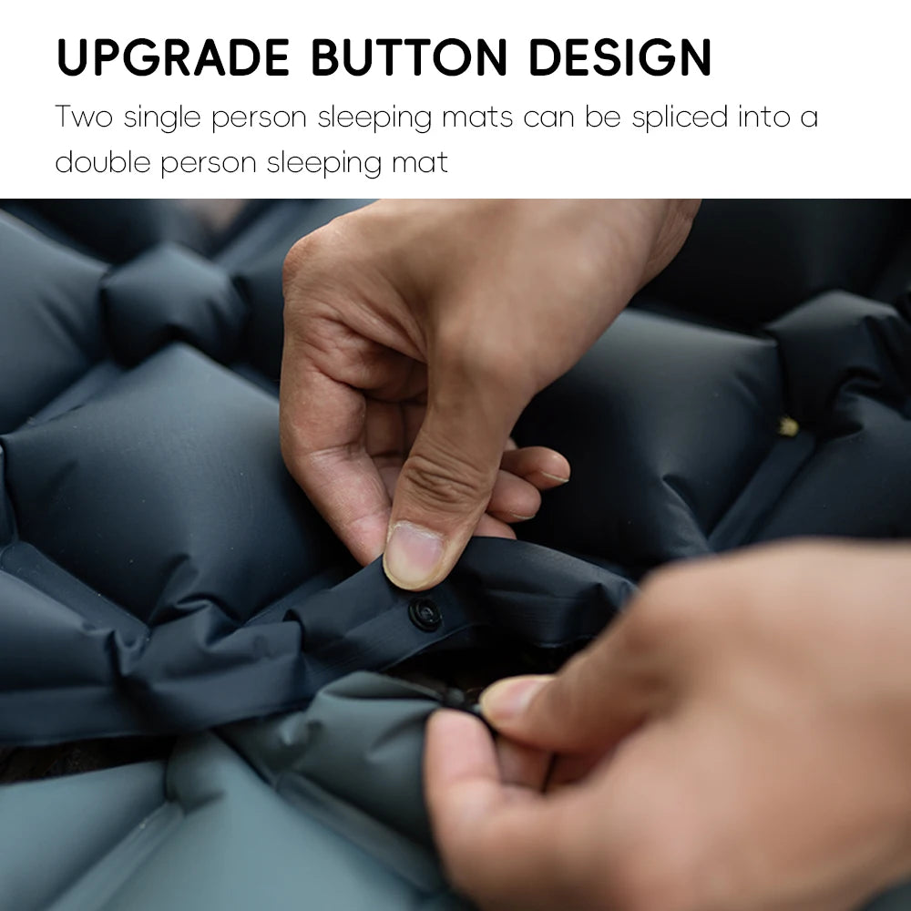 Camping Sleeping Pad Inflatable Air Mattress with Pillow