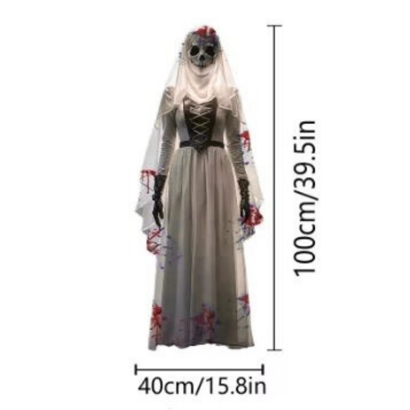 Halloween Skull Bride Flag Cloth Decoration