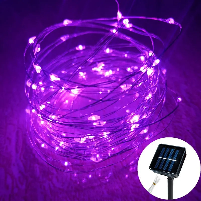 Solar Fairy String Lights with LED Waterproof for Outdoor