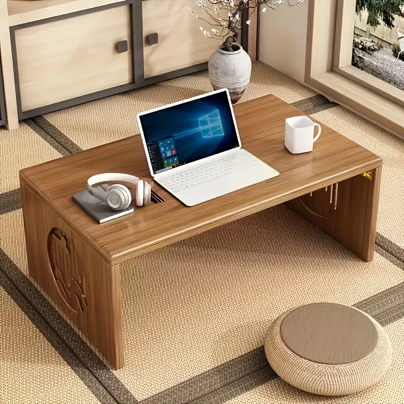 Bamboo Table Japanese Style Folding Bedroom Study