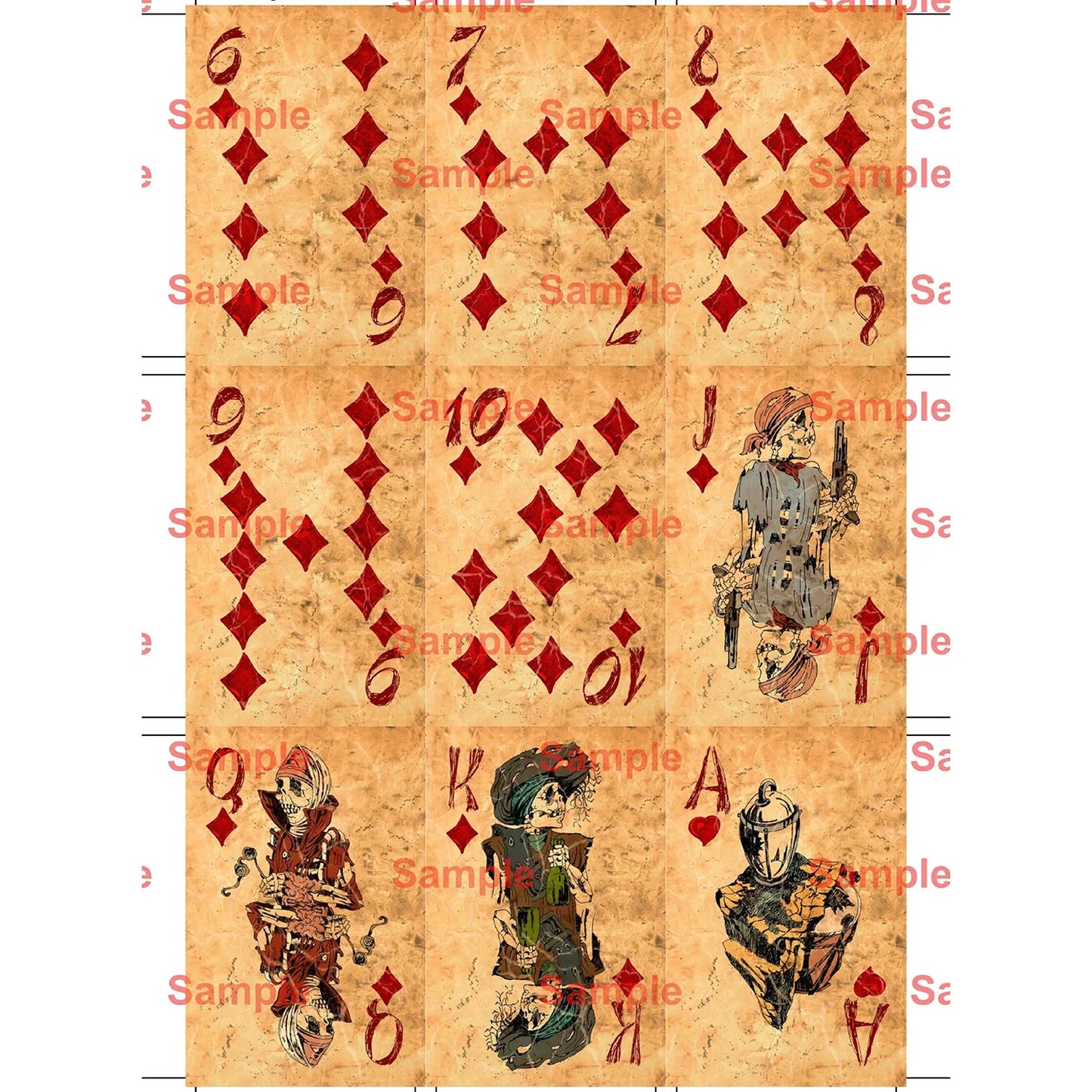 Playing Cards Pirate King Vintage Poker Deck