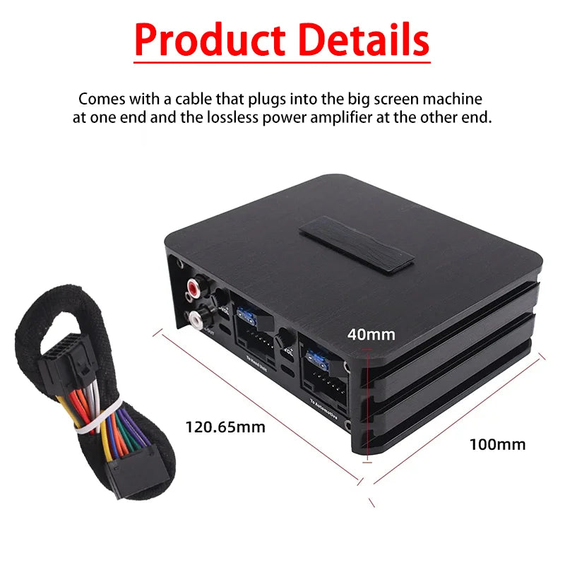 DSP 4x60W Class AB Car Amplifier for Android