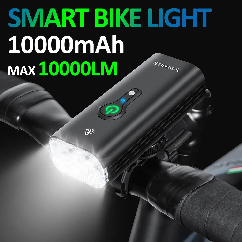 Bicycle Light Front with 10000LM Smart Waterproof