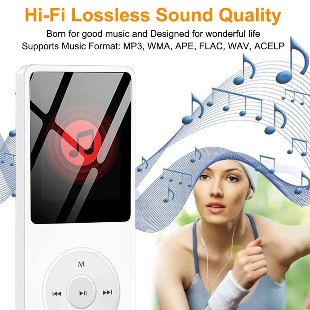 Portable Mini MP3 Player Bluetooth Music Recorder Walkman