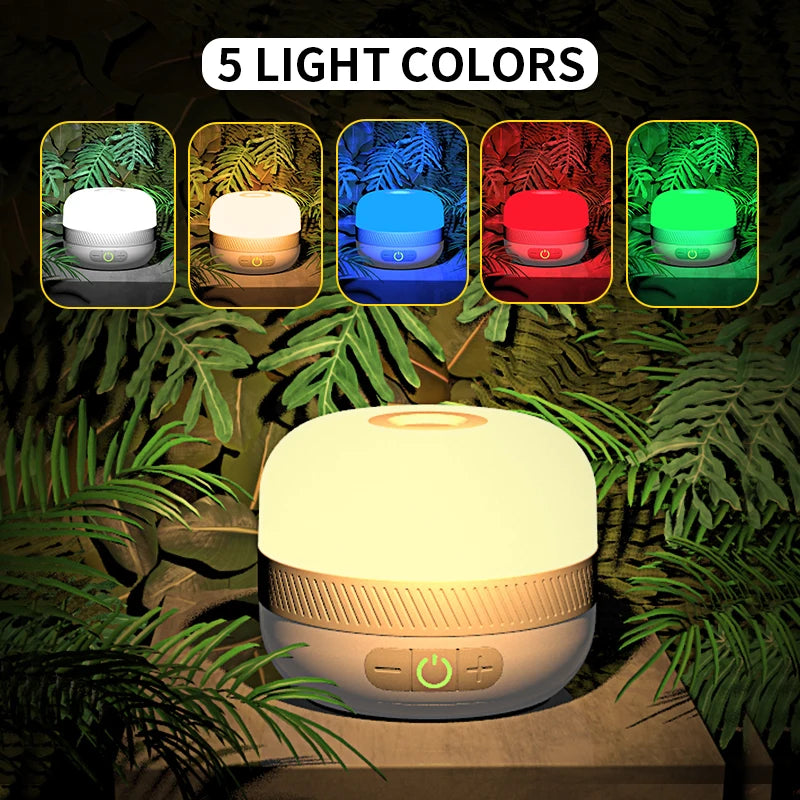 Outdoor Camping Lantern with LED Rechargeable Light