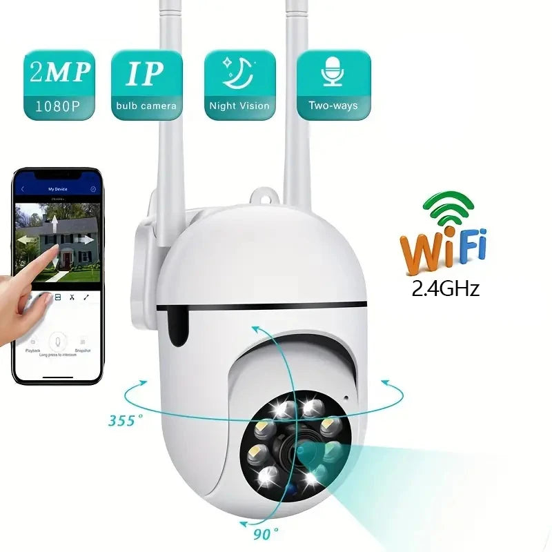Camera Outdoor WiFi PTZ 1080P HD Night Vision