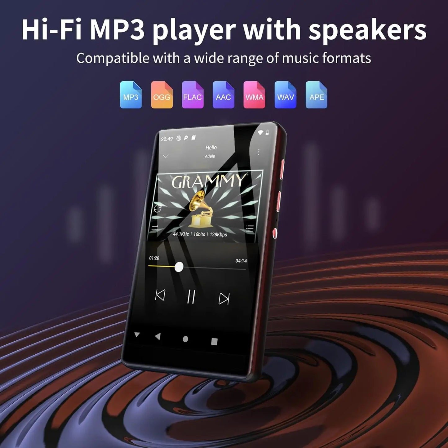 MP3 Player Bluetooth WiFi Touchscreen Large Storage