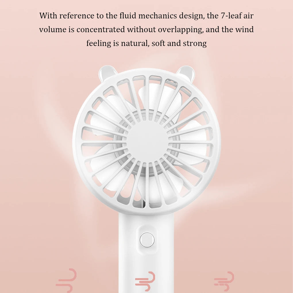 USB Portable Mini Handheld Fan (Pink)