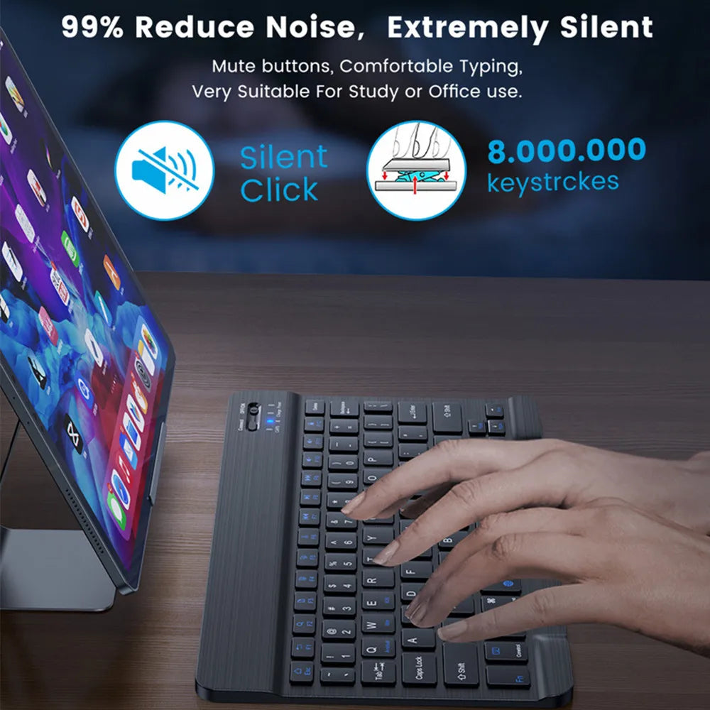 Mini Bluetooth Wireless Keyboard for iPad Android Windows
