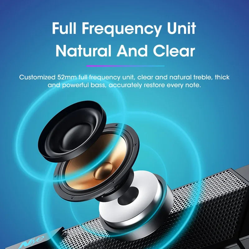 Bluetooth Computer Speakers with 5.0 Soundbar Stereo