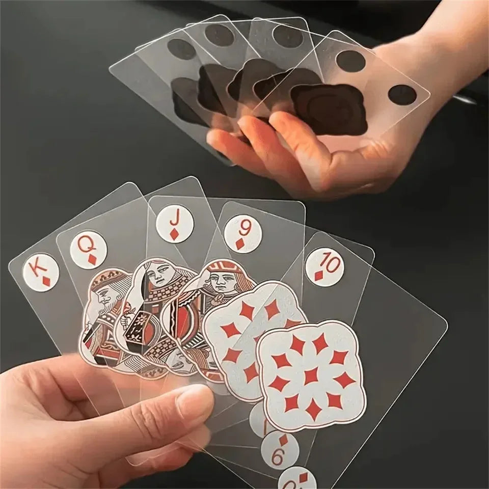 Playing Cards Waterproof Transparent PVC for Poker Games