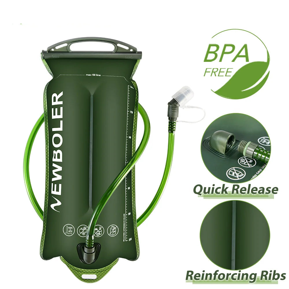 Outdoor Hydration Backpack Water Bladder 2L PEVA Reservoir