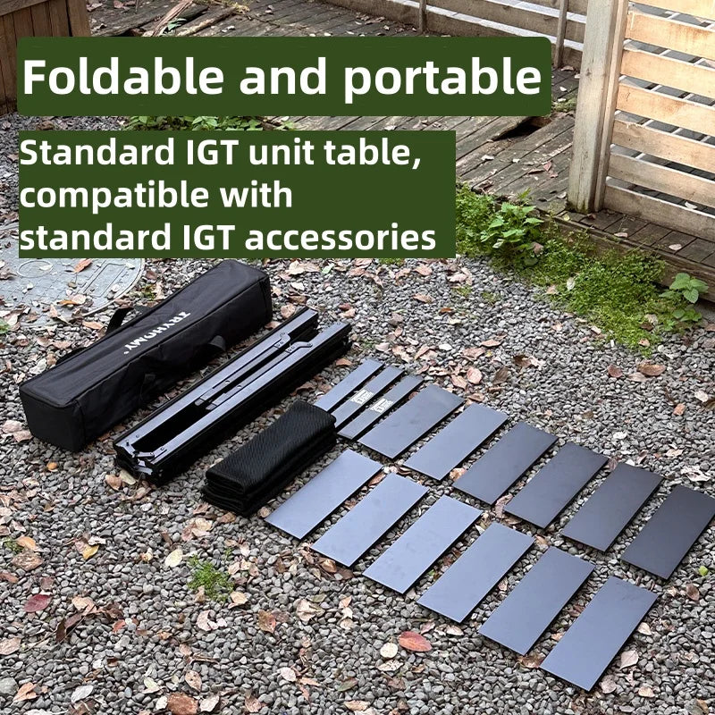 Outdoor Camping Table with Portable Aluminum Alloy
