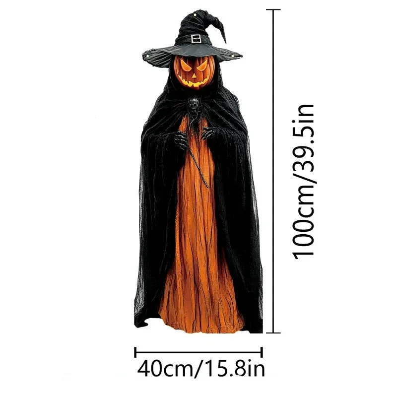 Halloween Pumpkin Man with Hanging Cloth Decoration