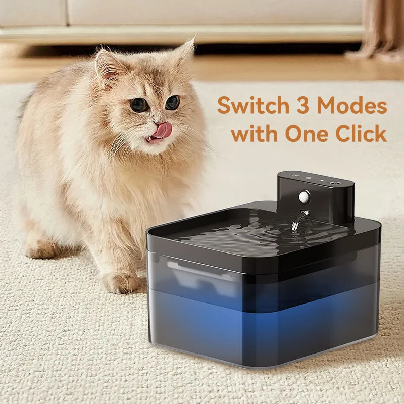 Cat Water Fountain Wireless Automatic 2600mAh