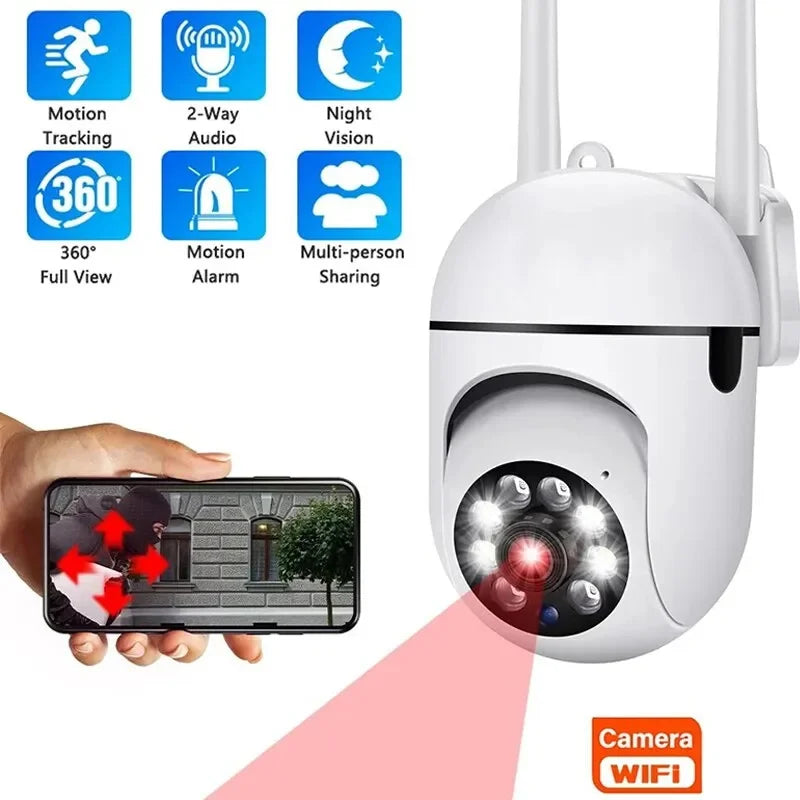 Camera Outdoor WiFi PTZ 1080P HD Night Vision