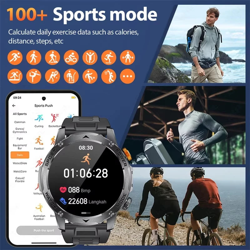 Smart Watch Bluetooth Call Waterproof 1.7-inch Screen