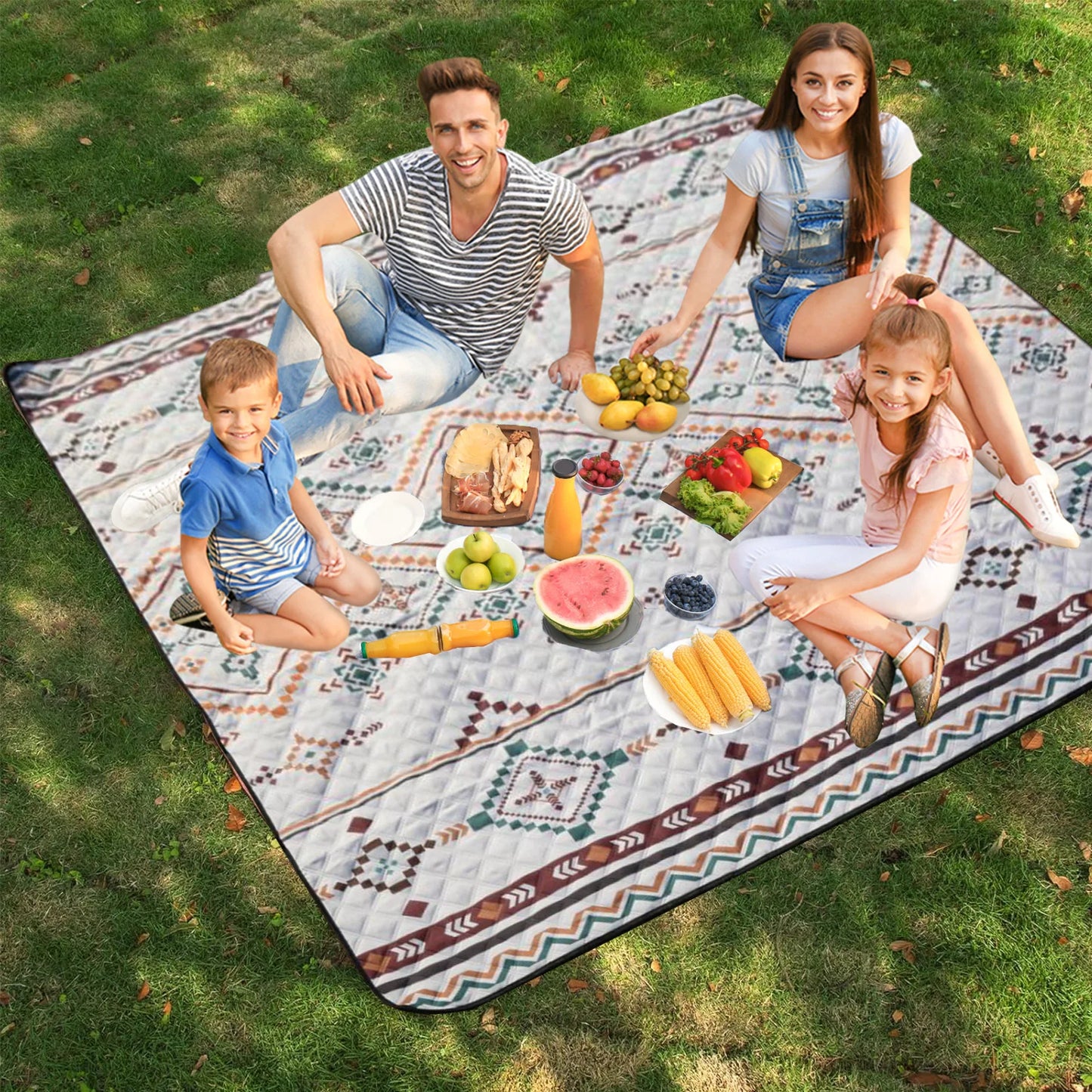Picnic Blanket Waterproof Oxford Large