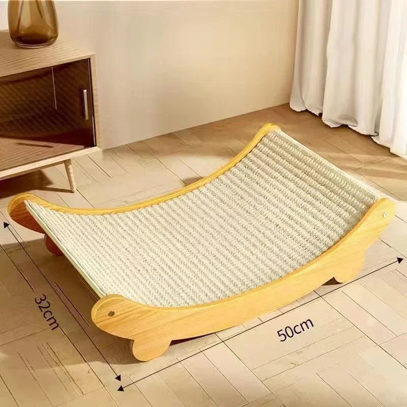 Cat Scratch Board Sisal Detachable Bed with Toy