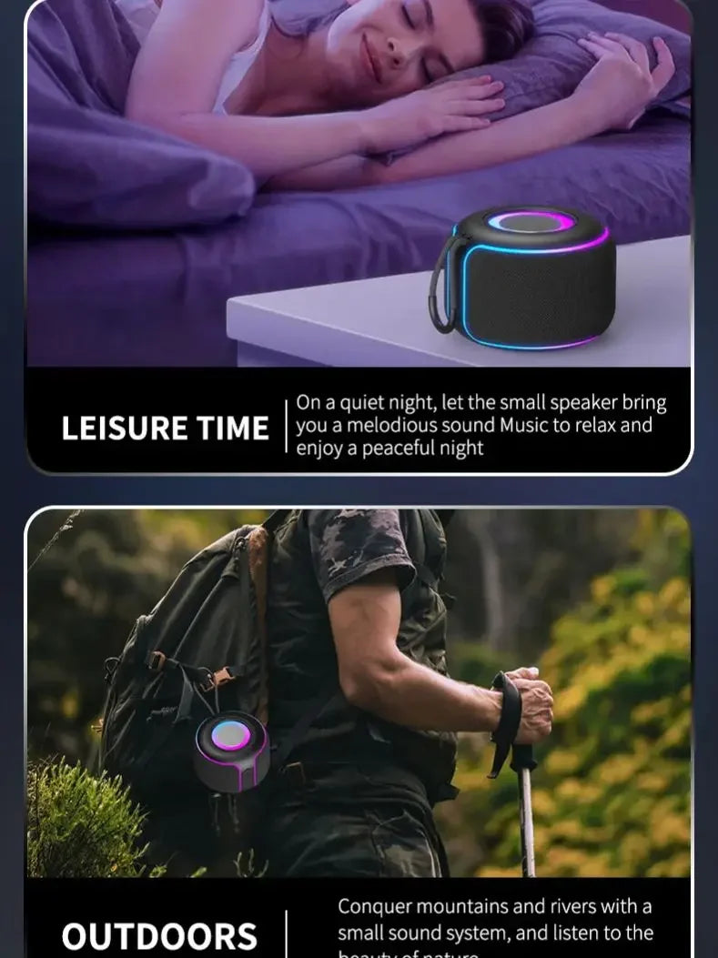 Portable Wireless Speaker Bluetooth Waterproof Stereo