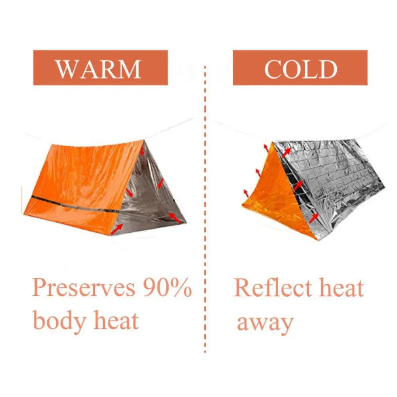 Emergency Tent with Waterproof Portable for 2 Person