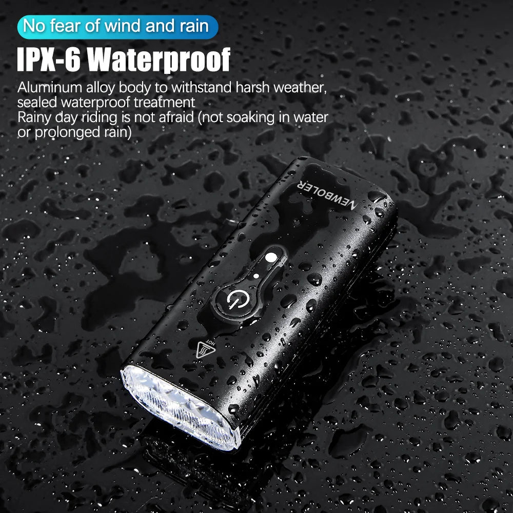 Bicycle Light Front with 10000LM Smart Waterproof