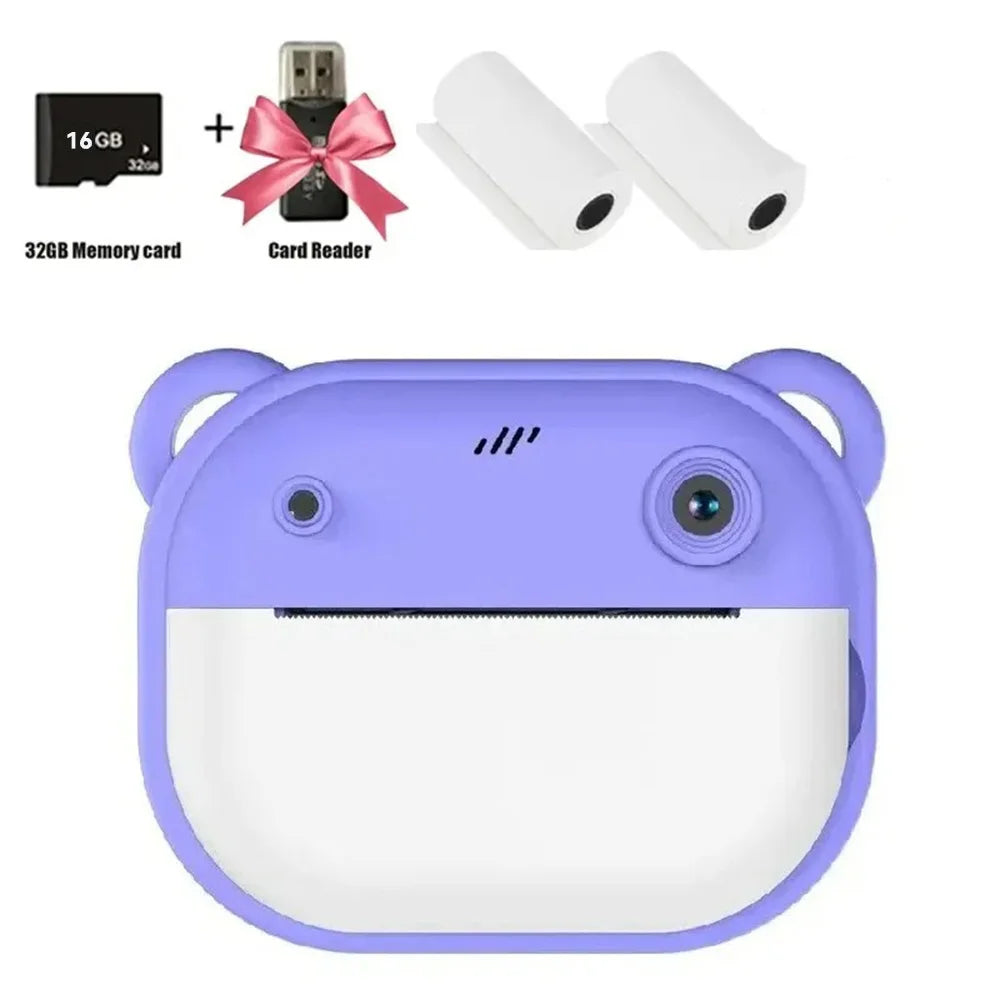 Camera Kids Digital Instant Print Photo Video