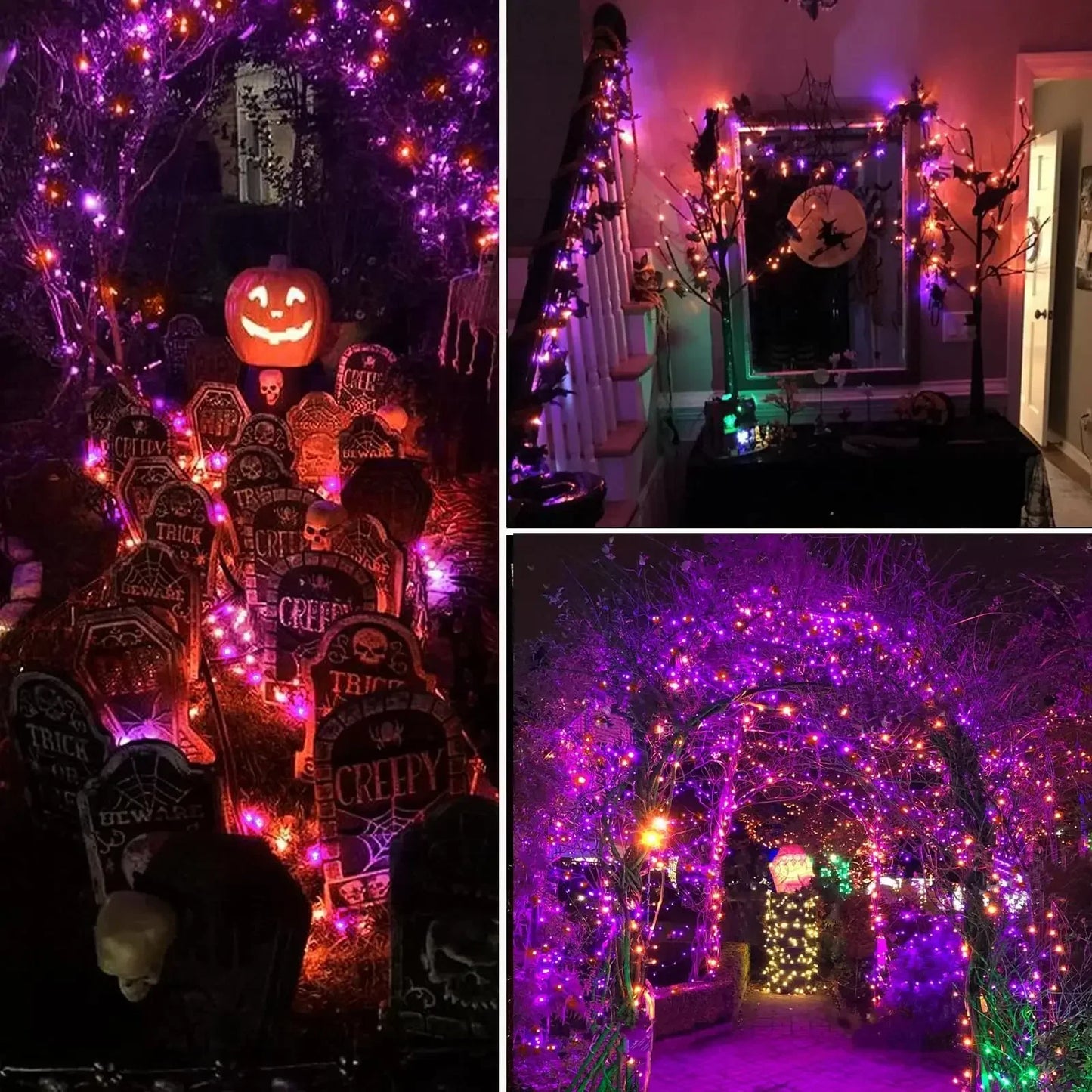 Halloween String Lights with LEDs USB