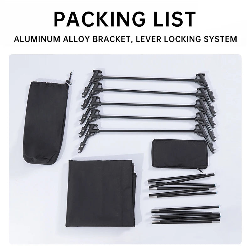 Camping Folding Bed (Black)